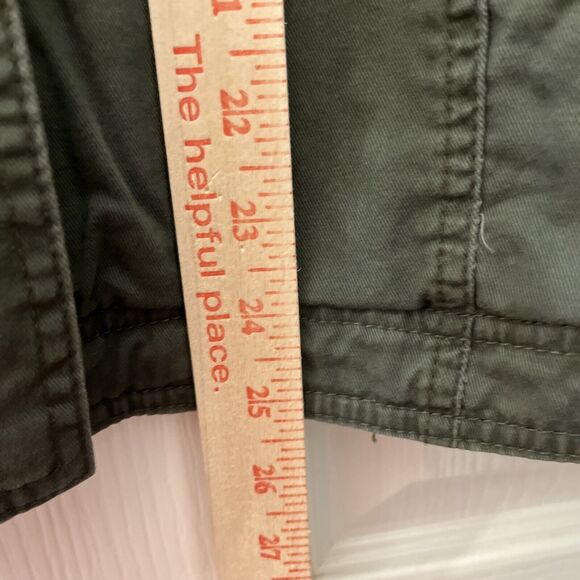 Candie's Jacket Women Olive Green Bejeweled Military Army Junior's XL Y2K Shiny - Picture 5 of 7